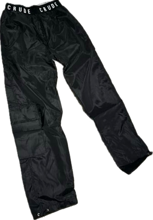 CRUDE BLACK TRACKPANTS